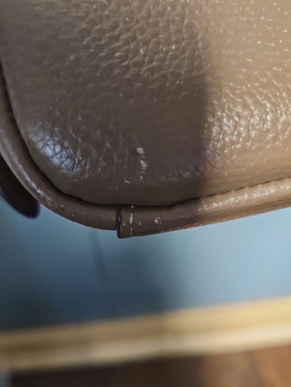 Coach Pebbled Leather Crossbody Bag in Tan - Picture 4 of 5
